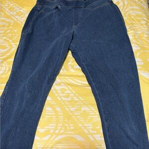 Ladies sz med blue jean leggings